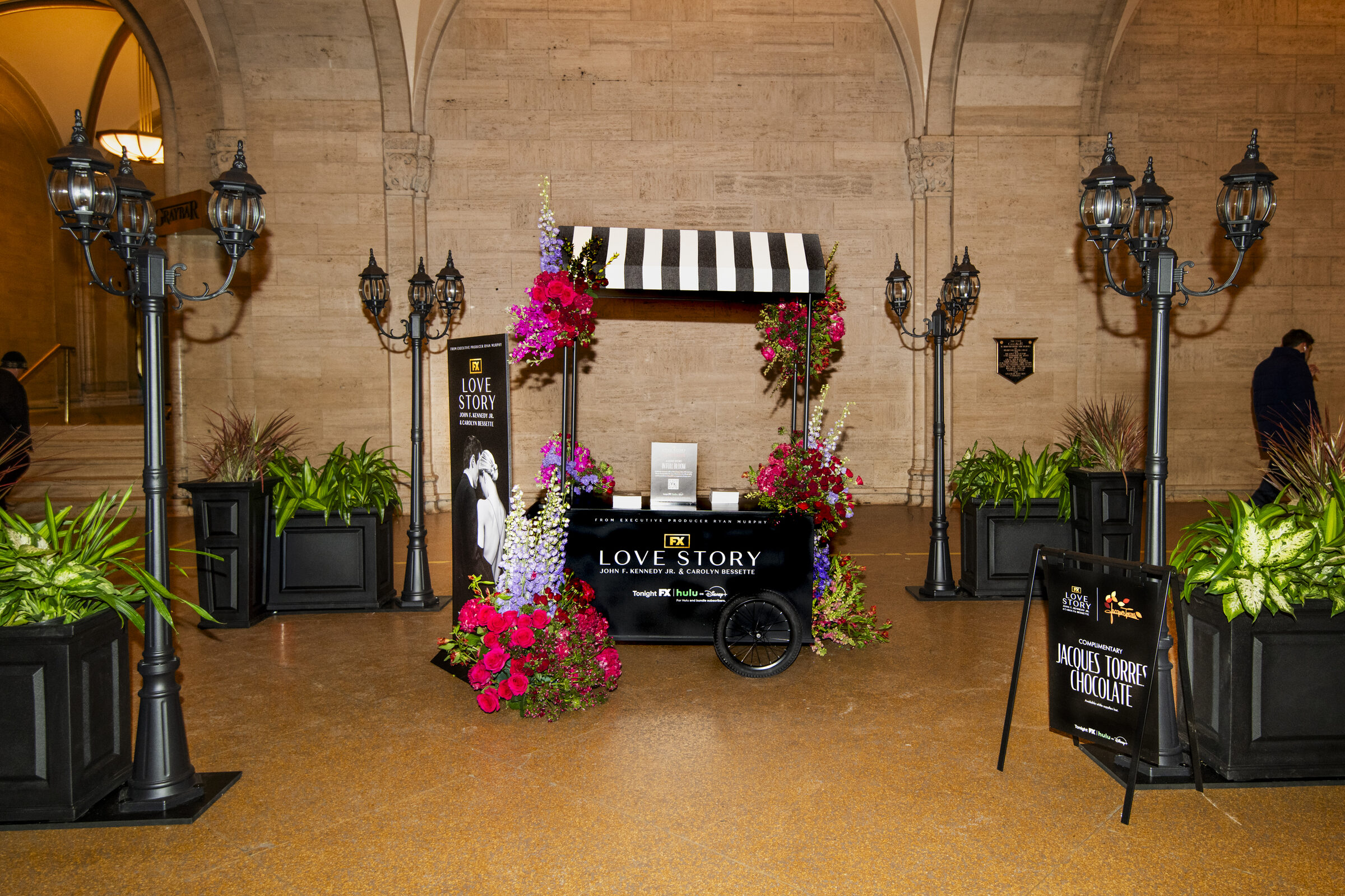 The Love Story activation at Grand Central